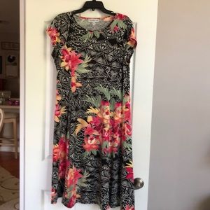 Colorful Southern Lady Dress Size L/14.